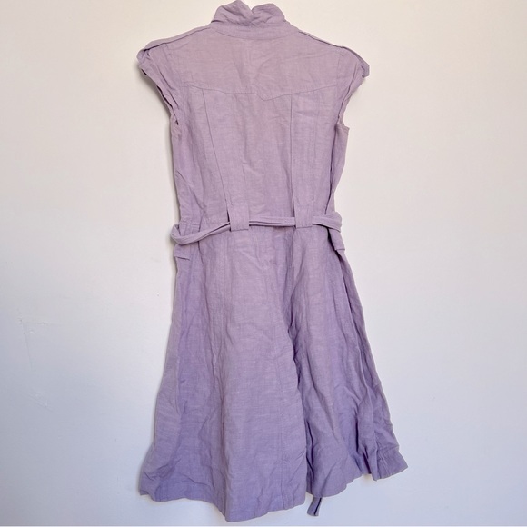Lilac Linen Dress - Picture 2 of 8